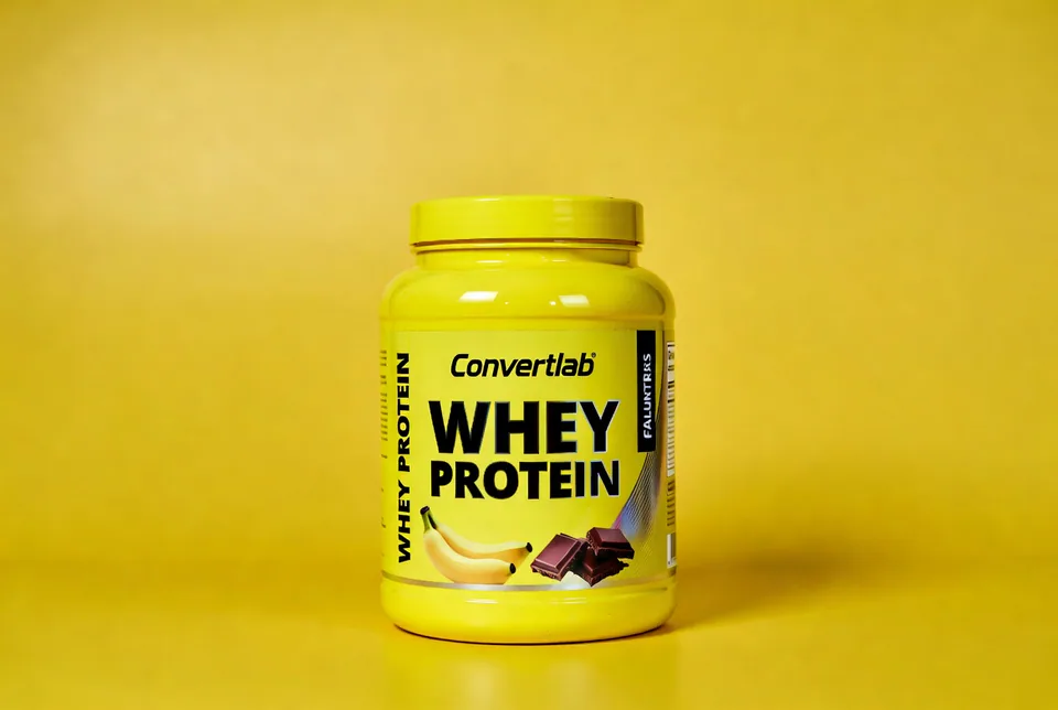 Beispiel-Produktseite: Dose Whey Protein (Banane-Schoko)